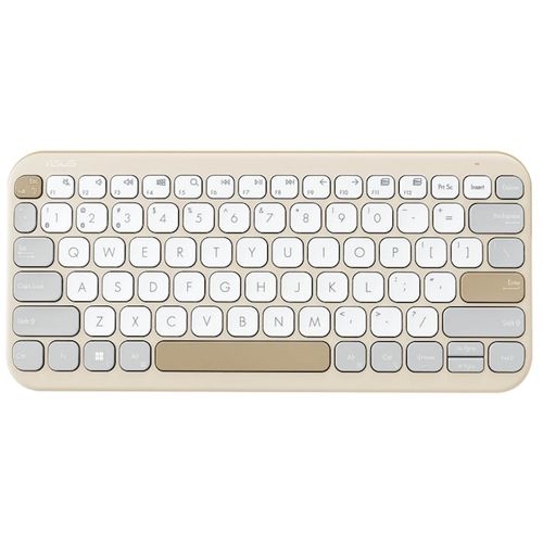 Tastatura ASUS Marshmallow KW100, brezžična/Bluetooth, Bež slika 1
