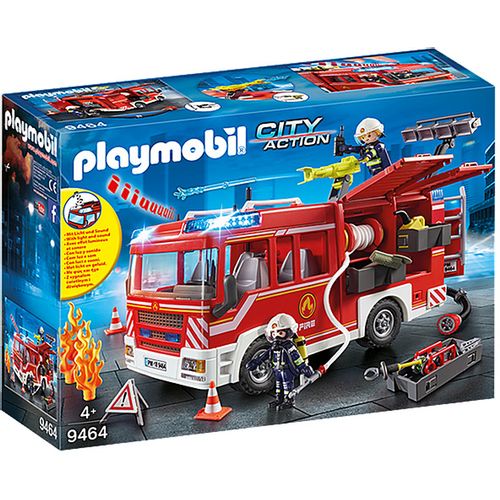 Playmobil Vatrogasno vozilo sa figurama slika 1