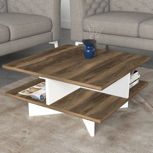 Woody Fashion Stolić HAMTON, Hamton - Walnut, White slika 2