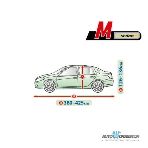 CERADA ZA AUTOMOBIL M SEDAN,D 380-425CM,V 126-136CM slika 2