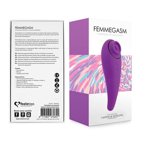 Vibrator FeelzToys - FemmeGasm, ljubičasti slika 3