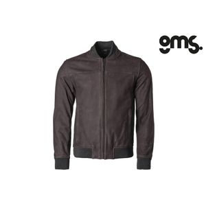 Kožna jakna za motor GMS Castillo - Smeđa vel.4XL