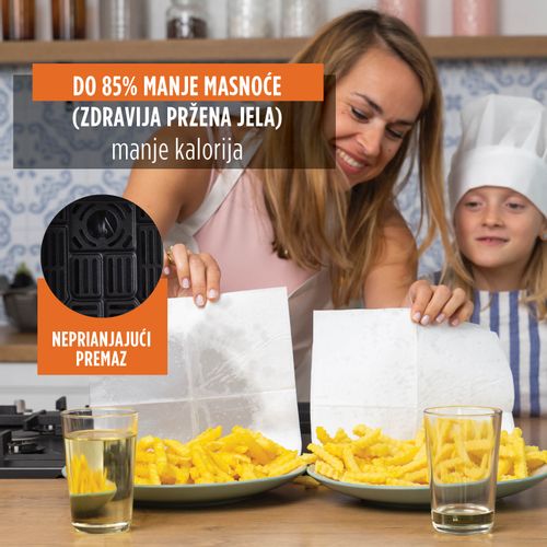 Friteza Rosmarino Infinity PRO XXL s dve korpe slika 4