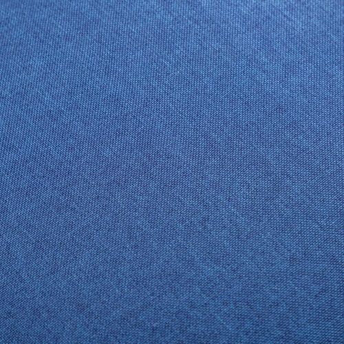 2-dijelni set fotelje i taburea od tkanine plavi slika 11