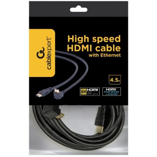 CC-HDMI490-15 Gembird HDMI kabl 4K UHD, Ethernet, konektor pod uglom 90 stepeni 4,5m slika 2