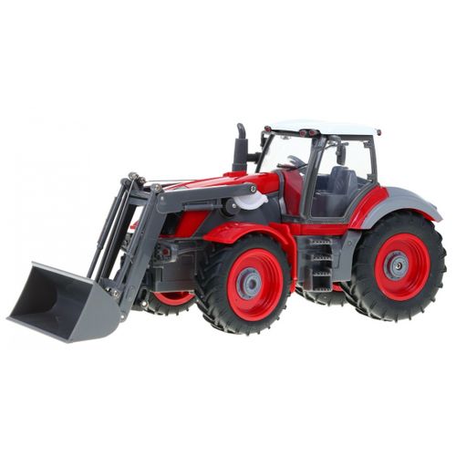 TRAKTOR s prikolicom u mjerilu 1:28 - crveni slika 5