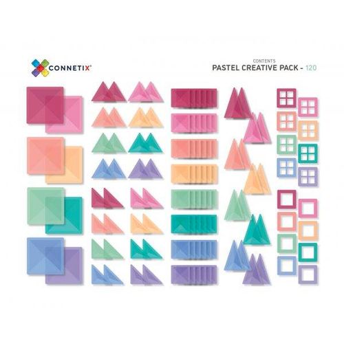 Connetix Magnetni konstruktor Creative Pack Pastel 120 delova slika 2