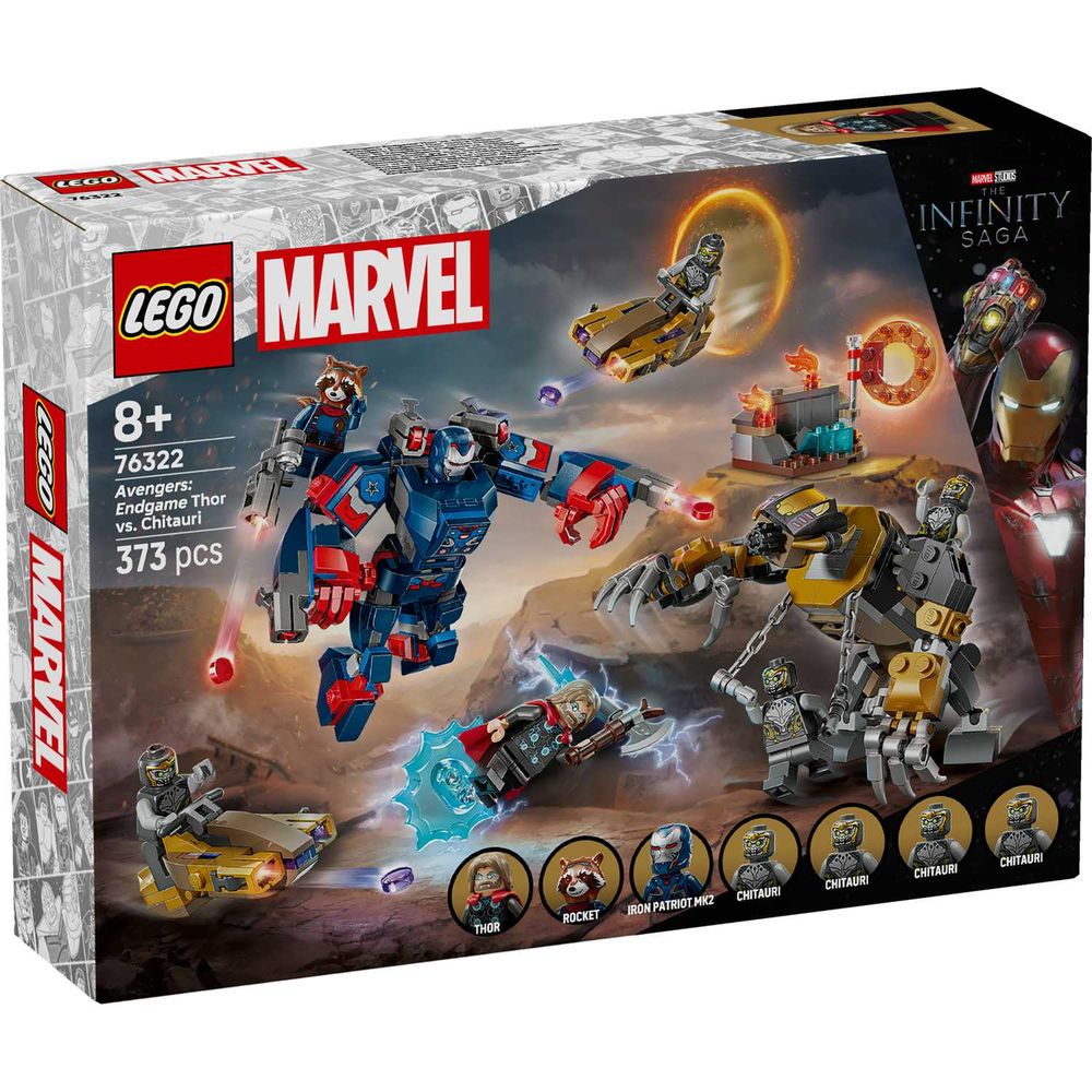 LEGO 76322 Avengers: Endgame Thor vs. Chitauri slika 1