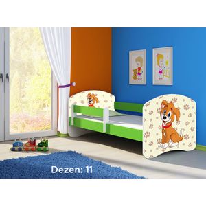 Deciji krevet ACMA II 140x70 + dusek 6 cm GREEN11