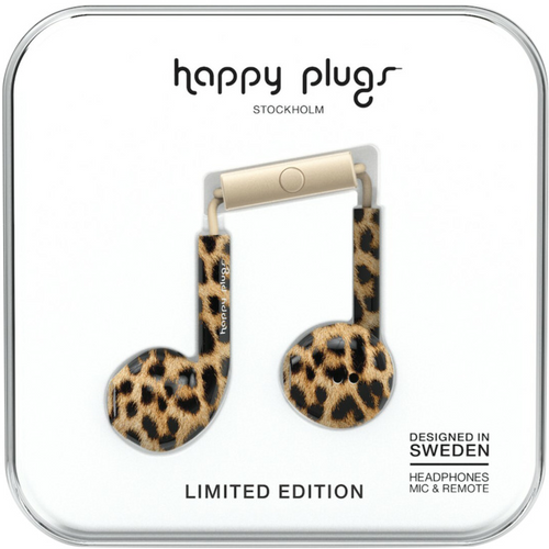 Happy Plugs, Earbud Plus slušalice, Leopard slika 1