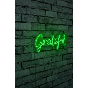 Wallity Ukrasna plastična LED rasvjeta, Grateful - Green