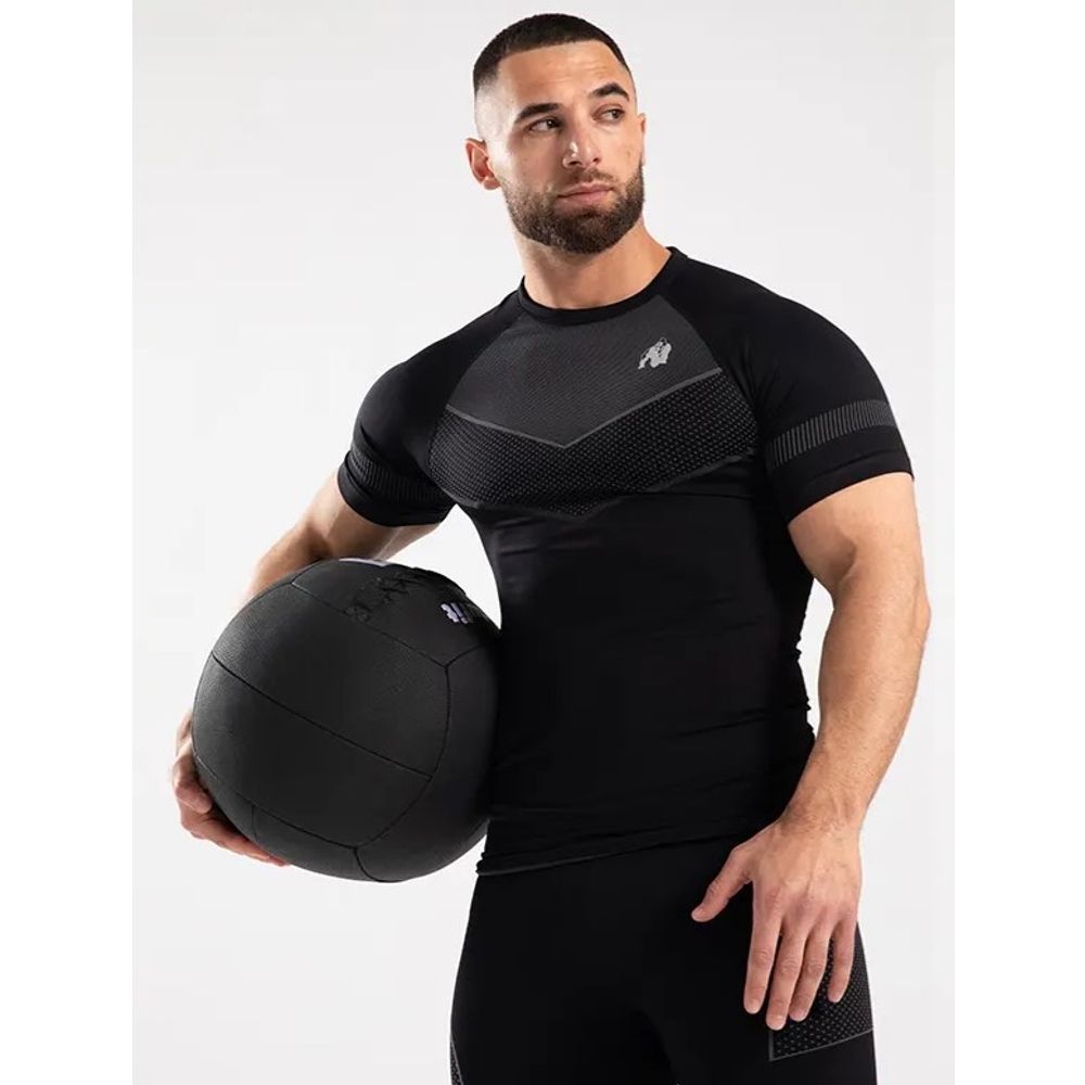 Gorilla Wear NORTON Bešavna majica, Crna slika 3
