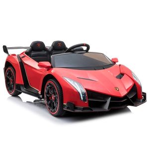 Licencirani auto na akumulator Lamborghini Veneno 4x4 + MP4 - crveni