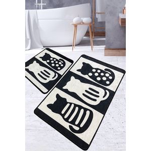 Meo Multicolor Bathmat Set (2 Pieces)