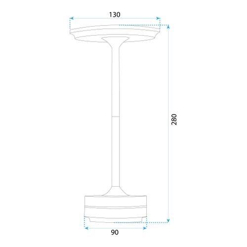 Noćna svijetiljka APP1371-T Black slika 12