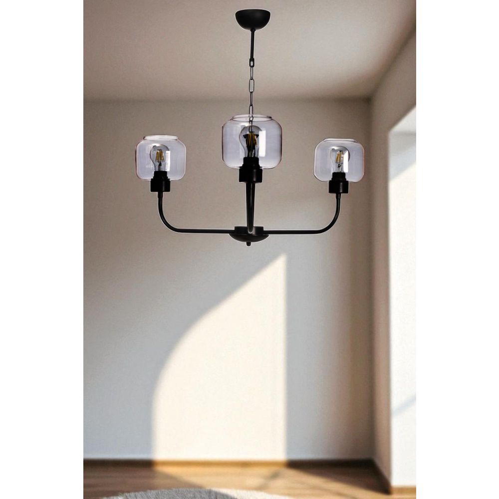 Opviq Luster 085, Siva, Crna slika 1