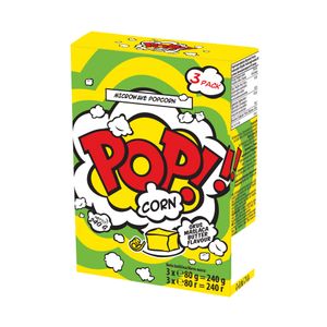 Pop!!! Corn kokice sa maslacem za mikrovalnu 3kom, 240g