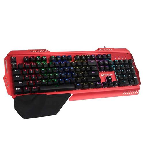 MEETION MK20 MEHANIČKA METALNA RGB Tastatura, CRVENA slika 2