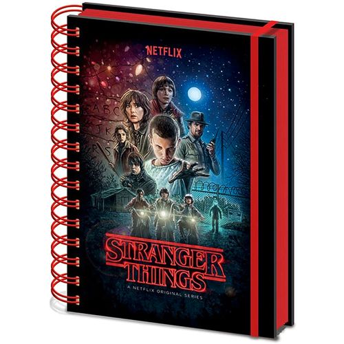 PYRAMID STRANGER THINGS (ONE SHEET) A5 METALLIC NOTEBOOK slika 1