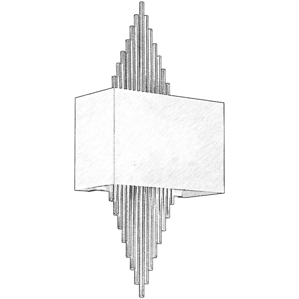 AP-62175-01 Crna i Zlatna Zidna Lampa slika 2