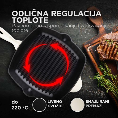 Grill tiganj od livenog gvožđa Rosmarino Blacksmith - 27 slika 5