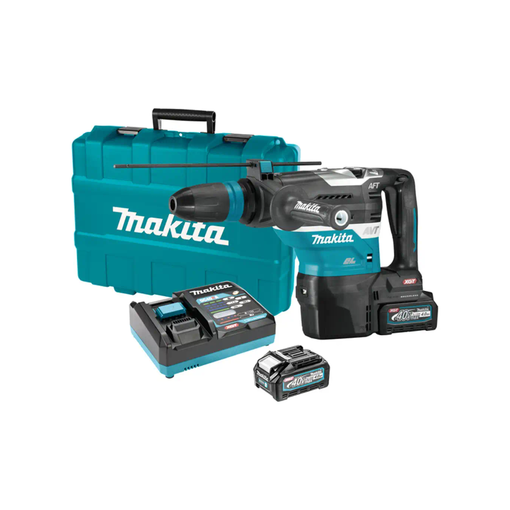 XGT MAKITA 40V - Aku čekić bušilica HR005GM202 SDS Max 8.0J slika 1