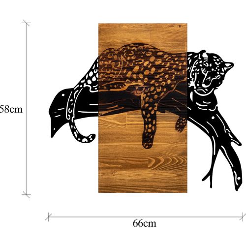 Leopard Walnut
Black Decorative Wooden Wall Accessory slika 7