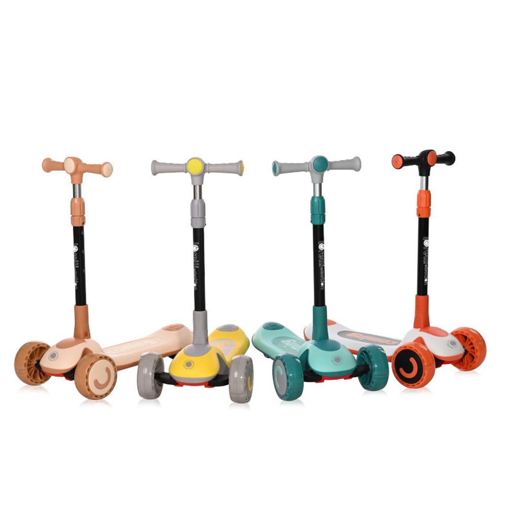 Lorelli Romobil sa svjetlećim točkovima Trio 2U1, Beige slika 8
