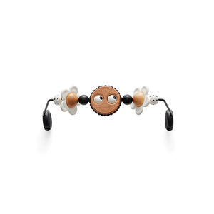 Babybjörn Drvena igračka za ležaljku Bouncer Toy Google Eyes, Black/White