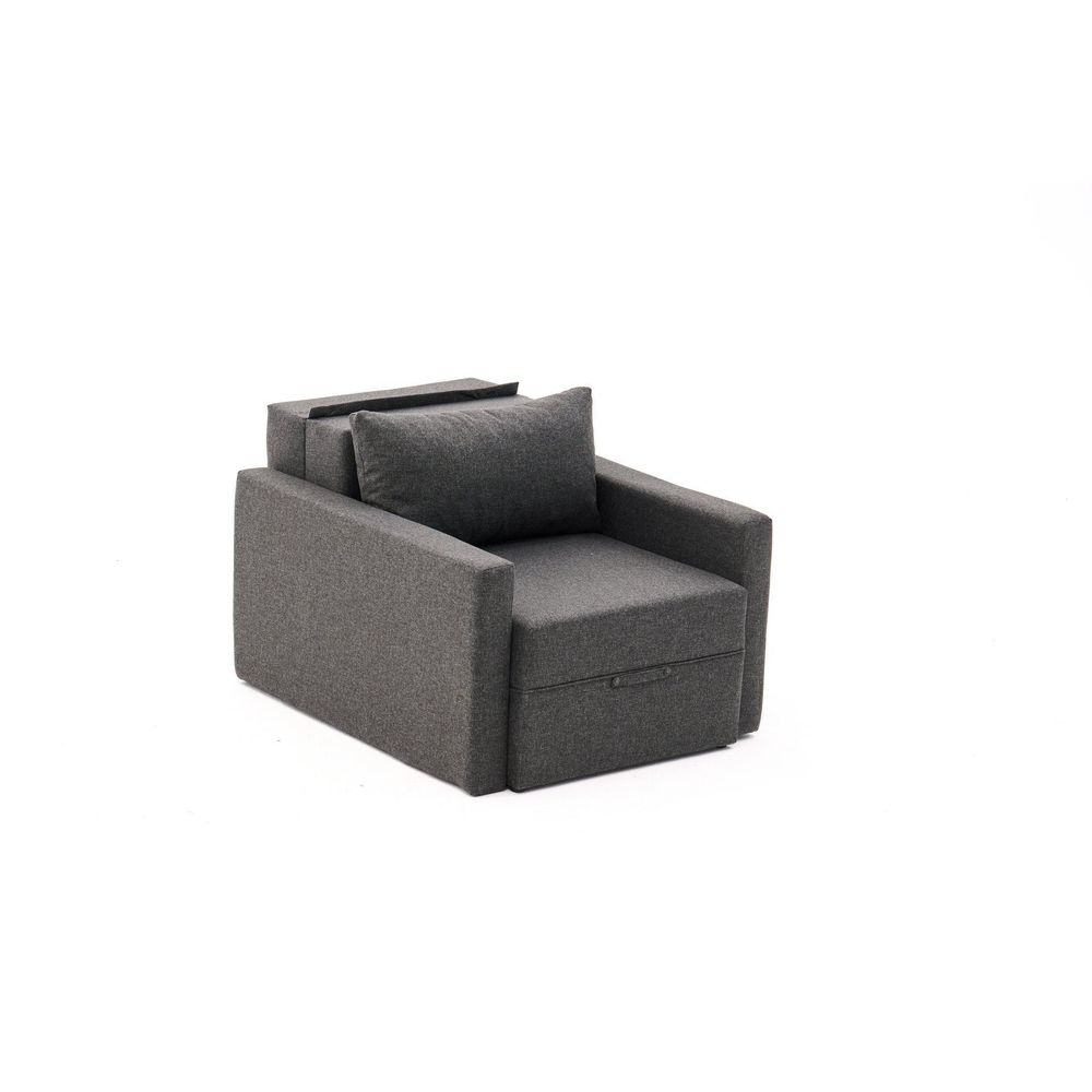 Sofa na razvlačenje za jednu osobu Saros - antracit slika 4
