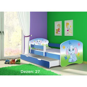 Deciji krevet ACMA II 160x80 F + dusek 6 cm BLUE27