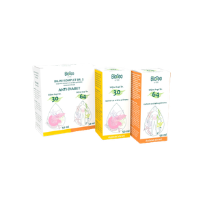 BIOTEO KOMPLET ZA SECER 2X50ML