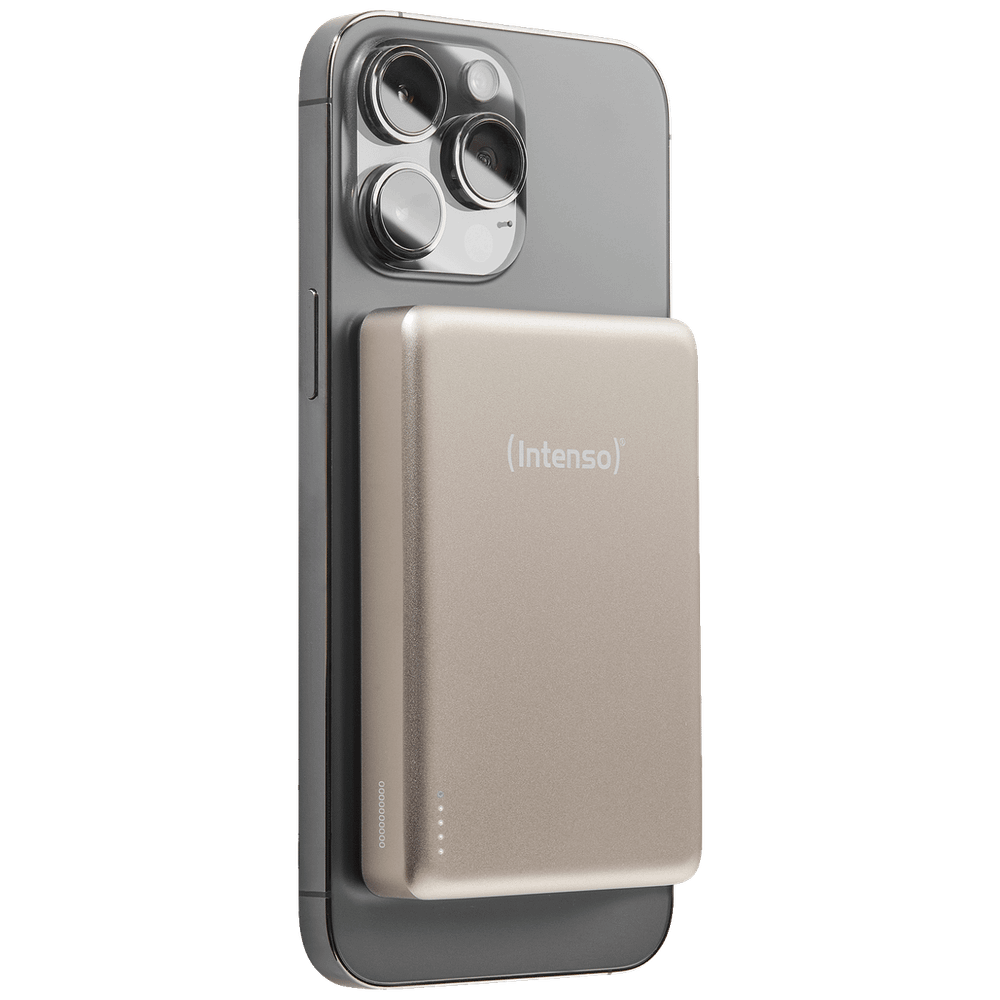 (Intenso) Prijenosni punjač POWERBANK MW10000, MagSafe / 10000mAh / Champagne slika 4