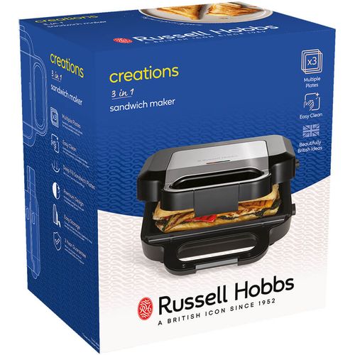 Russell Hobbs TOASTER SENDVIČ MAKER Creations 3 in 1 26810-56 slika 5