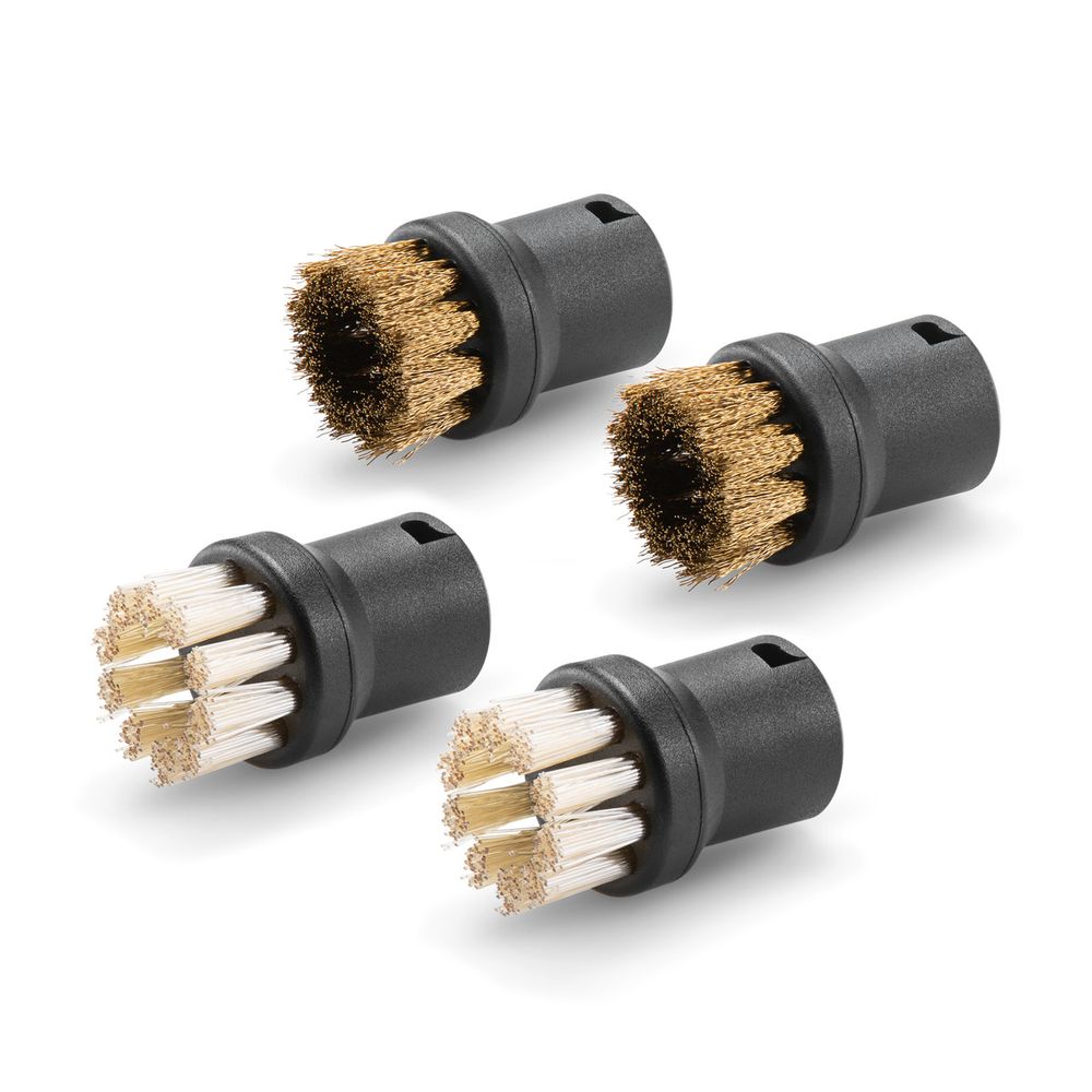 Karcher set četkica za parni čistač, 2 mesingane i 2 PVC slika 1