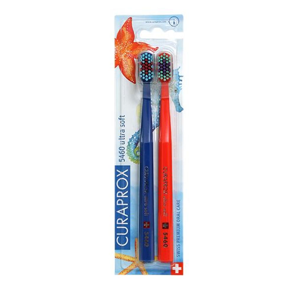 CURAPROX CS 5460 ULTRA SOFT ČETKICE ZA ZUBE - BOŽIĆNO IZDANJE (2 KOMADA) slika 1