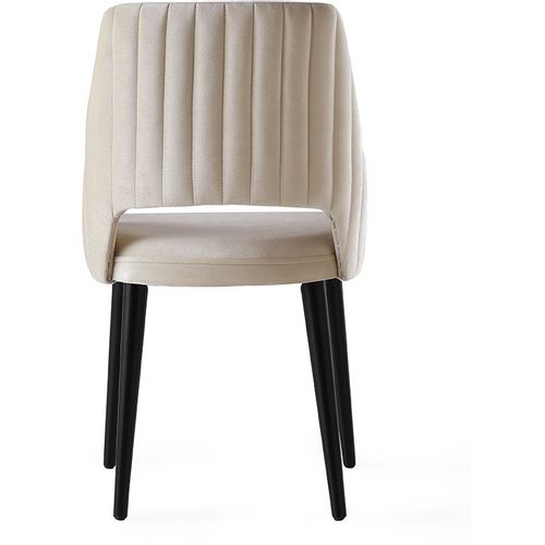 Hanah Home AÃ§elya - Cream - 3 Cream Chair Set (4 Pieces) slika 3