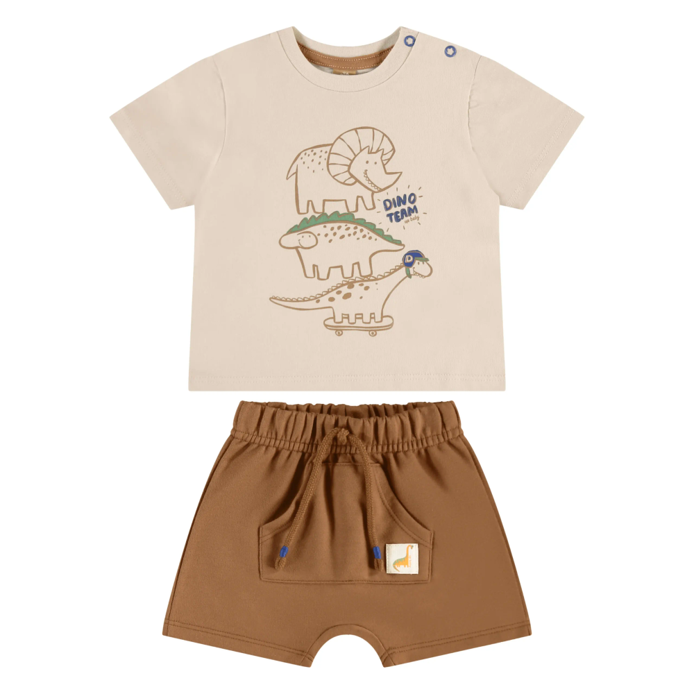 Up Baby ljetni komplet za bebe Dino Team, 67 cm slika 1