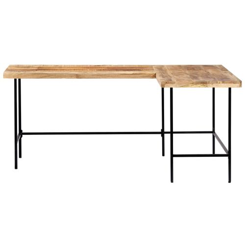 Radni stol 180 x 120 x 76 cm od masivnog drva manga slika 33