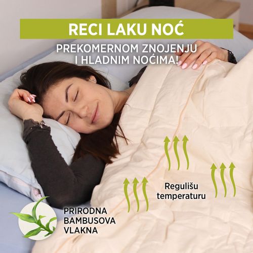 Celogodišnji pokrivač Bamboo 4 seasons – set dva pokrivača slika 3