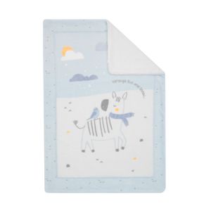 Kikka Boo Super mekana dekica Sherpa Stripy Friends 80x110cm