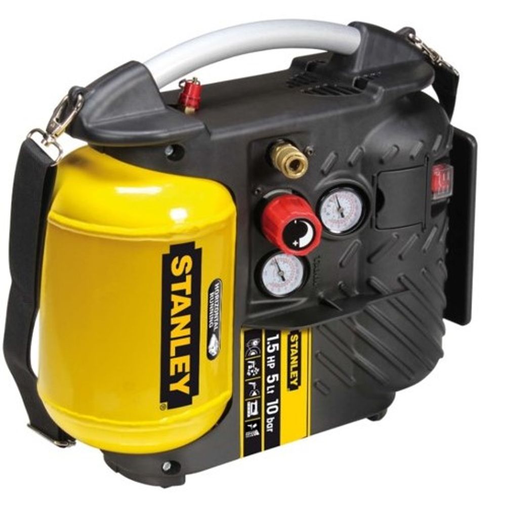 Stanley Kompresor prenosni 5L, 230V, 1,1KW, 10 BAR DN200-10-5 slika 1