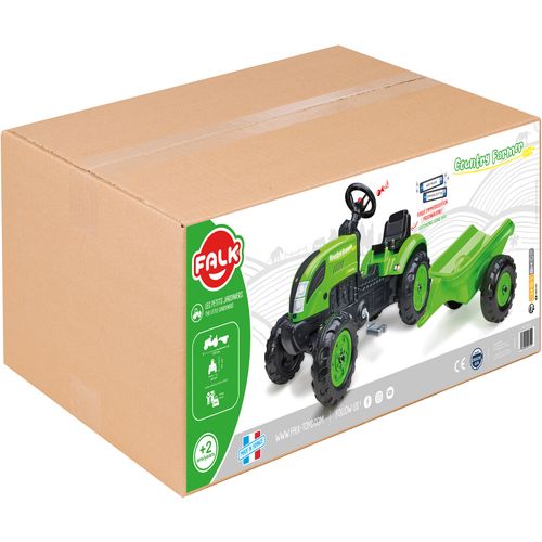 FALK traktor Garden Master s prikolicom, zeleni 2057 L slika 5