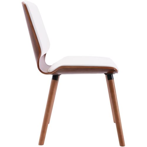 Blagovaonske stolice od umjetne kože 2 kom bijele slika 47