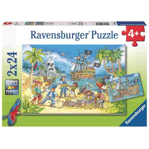 Ravensburger Puzzle gusari i skriveno blago 2x24kom slika 1