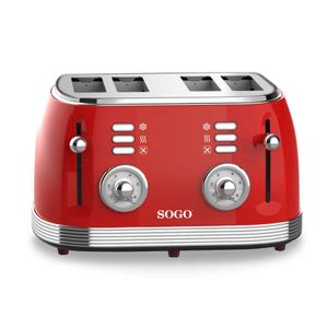 SOGO Toster Retro serija, 4 šnite, 1500W