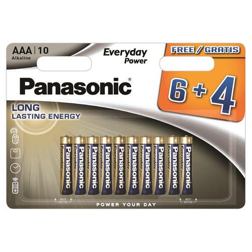 PANASONIC baterije LR03EPS/10BW 6+4F Alkalne Everyday Power slika 1