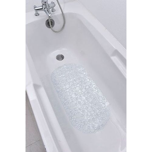 TENDANCE Podloga za kadu Bubbles 69x36cm Prozirna slika 1