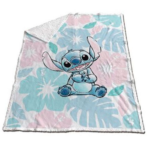 Disney Stitch coral sherpa blanket 130x170cm slika 1