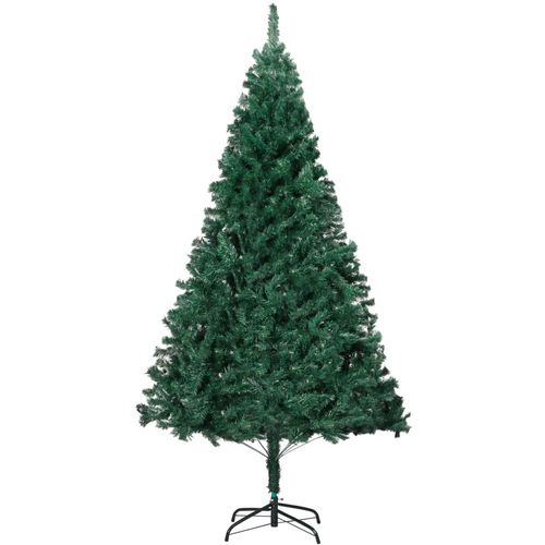 Umjetno božićno drvce s gustim granama zeleno 240 cm PVC slika 2